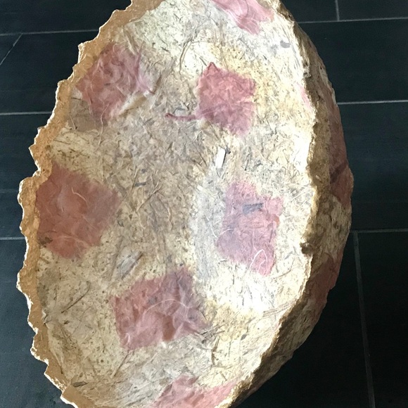 Artisan Papier-mâché Decor Bowl - Picture 5 of 15